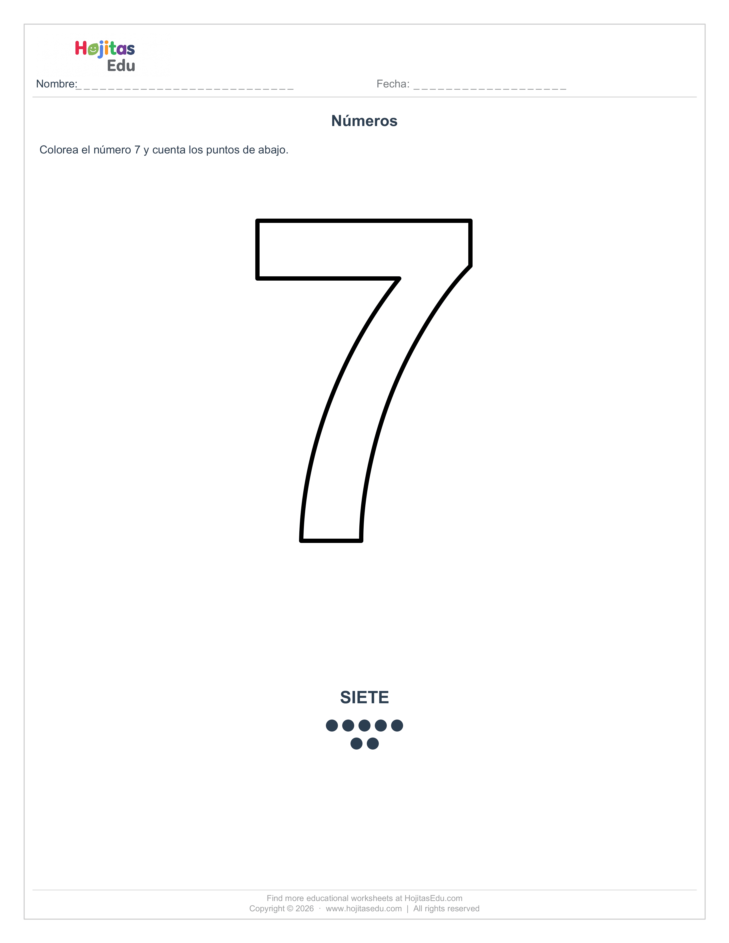 Número 7