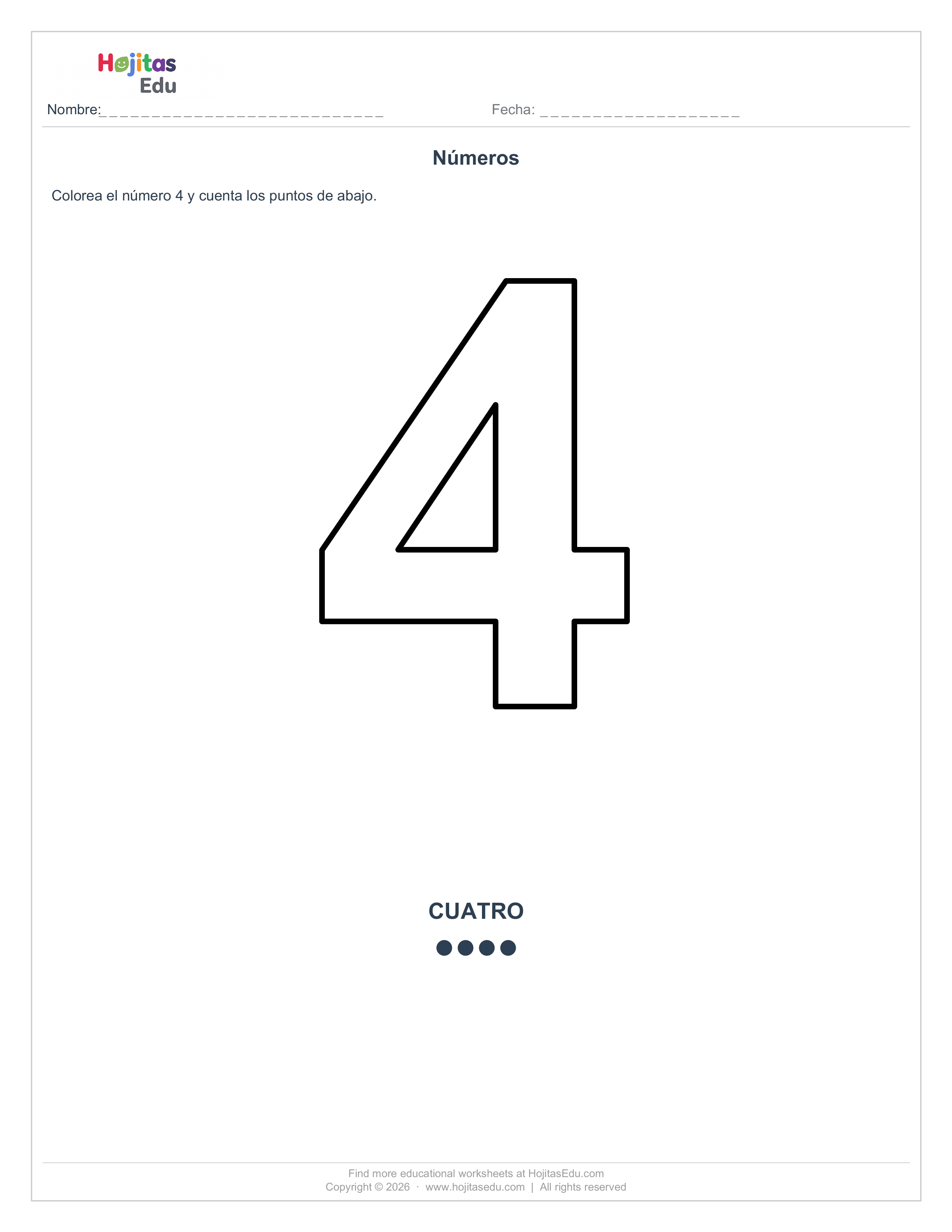 Número 4