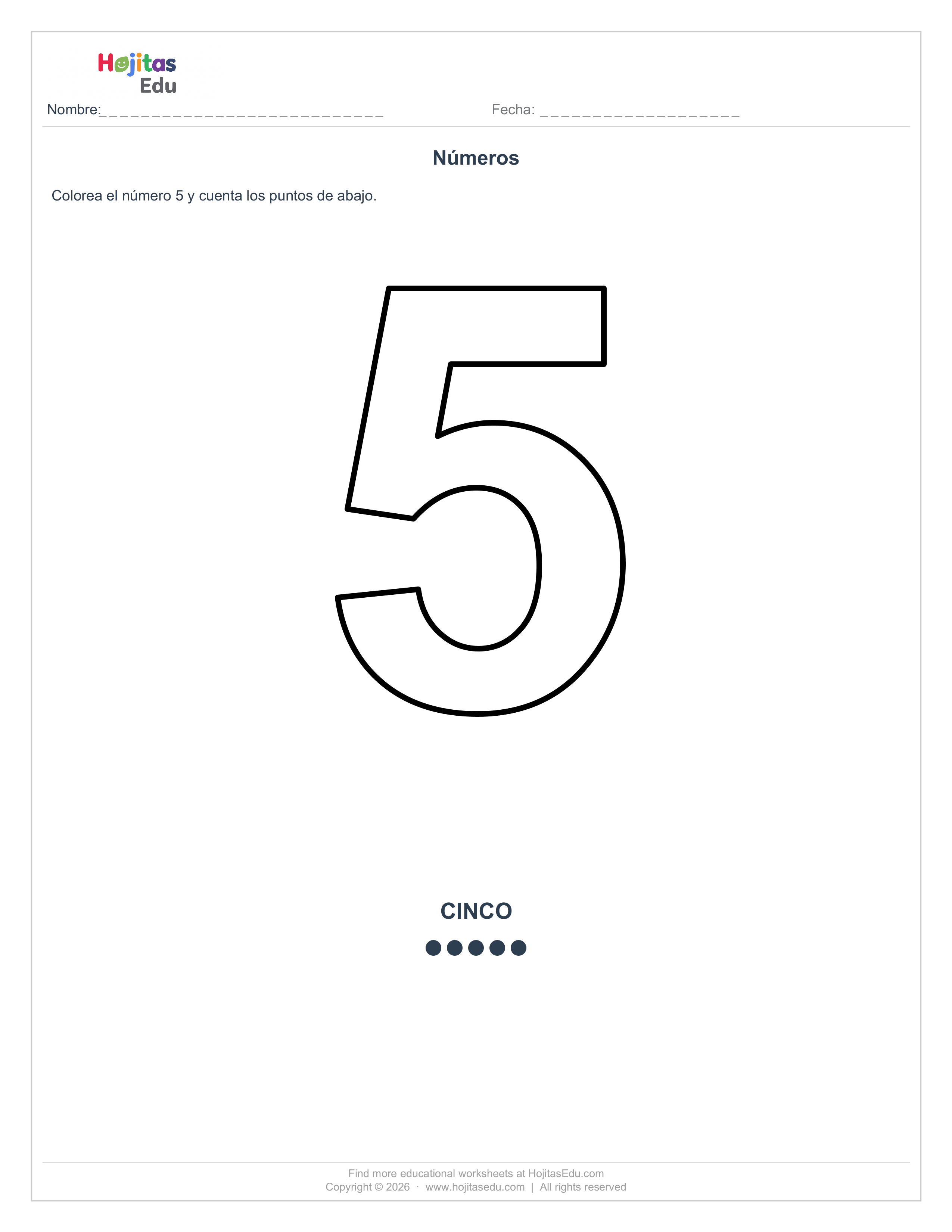 Número 5