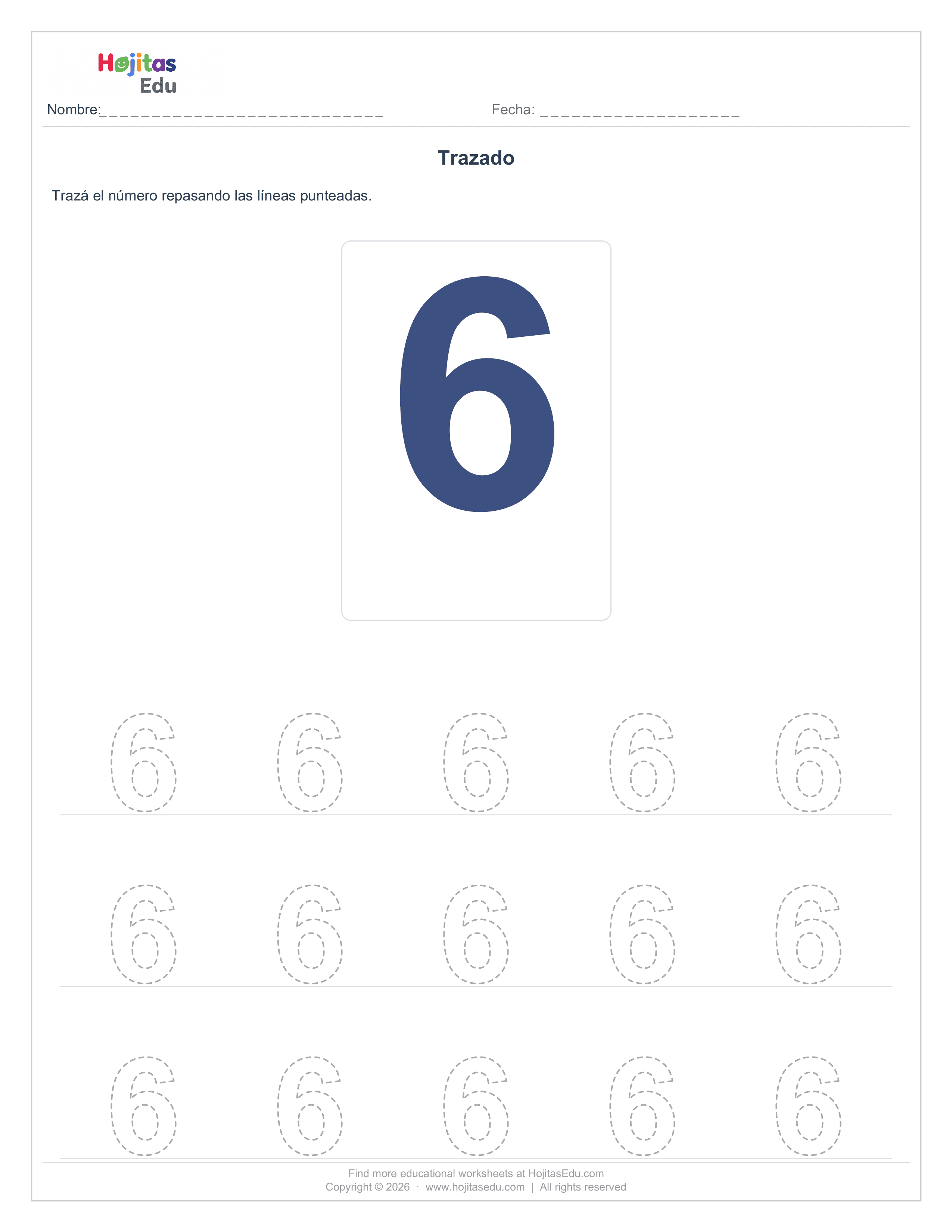 Trazado Básico Numero 6